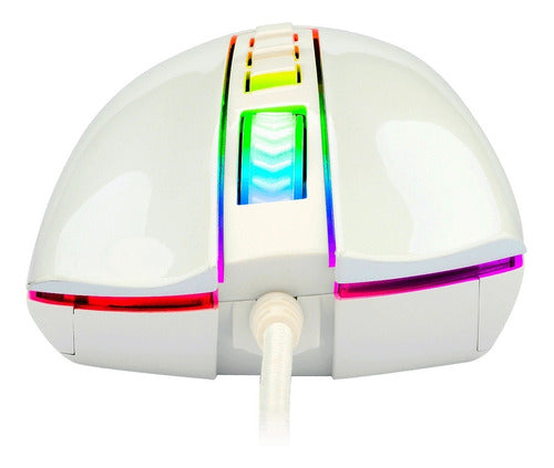 Redragon Cobra Chroma RGB Programmable Gaming Mouse - White 2