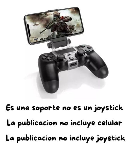 Mundojc Clamp Soporte Holder De Joystick PS4 Para Celular 7292am 6