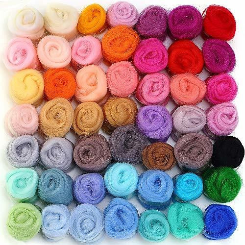 Momoda Hilo De Lana 50 Colores Varios Brillantes 0