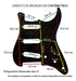 Pickguard Cool Parts Pss01sss Estilo 57 Strato 1 Capa Negro 4