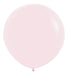 Sempertex Pastel Matte Pink Latex Balloons R24 x3 Units 0