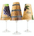 Di Potter Wine Glass Shades Set of 6 - Tuscany Red Wine 0