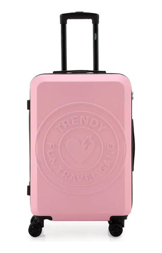 Trendy Rigid Carry-On Suitcase with TSA Lock 4 Wheels 360º 13