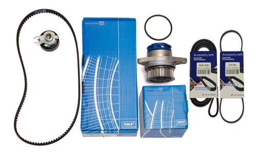 Timing Belt Kit and 2 Belts for VW Suran Cross 1.6 8v 2014 2015 0