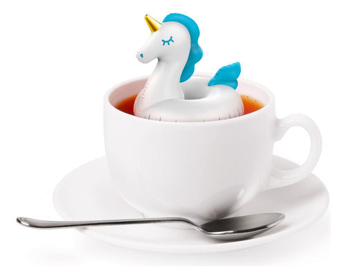 Infusor De Chá Genuíno Fred Unicorn Pool Float 1