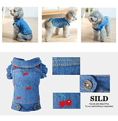 Sild Dog Clothing Denim Jacket Blue Fresh Mix 3