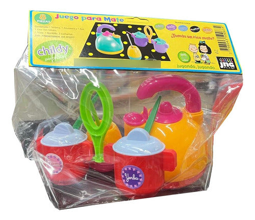 Juego Set De Mate Con Pava Cod 12217 Loony Toys 1