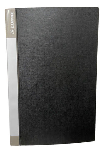 2 Plastic Legal Size Folders by Luma with 60 Sheets Each 0