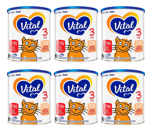 Vital 3 Combo X6 Powdered Milk Can 800g 0