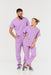 Suedy Medical Uniform V-Neck Set in Arciel Fabric 183