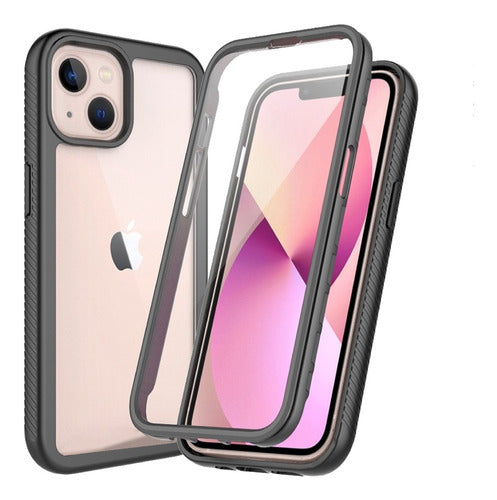 GENÉRICA Funda Compatible iPhone 14 Plus Alto Impacto + Vidrio 0