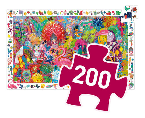 Djeco Carnival Observation Puzzle 200 Pieces +6 Years 1