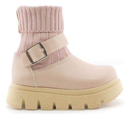 Flopy y Co. Nena Niña Comfy Platform Boots Puño Hebilla 620 Czapa 4