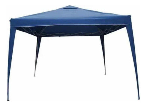 Folding Blue Gazebo 3 x 3 0