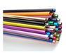 Reusable Anodized Aluminum Straws Set of 20 Assorted Colors 1