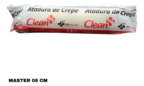 Atadura Crepom Master 08 Cm X 1,8 Mt Com 12 Unidades - Clean 1