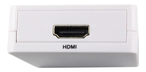 Conversor De Hdmi A Vga + Audio Activo 3