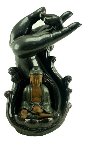 Iluminarte Porta Cono Fuente Humo Kuan Yin Feng Shui Sahumerio Zen 1