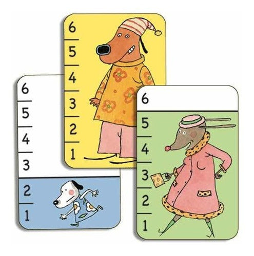 Juego Cartas Niños Djeco Bata Waf - La Guerra Cadaques Kids 1