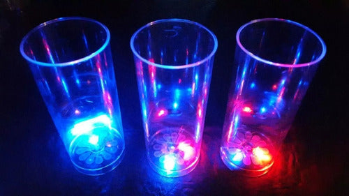 60 Vasos Luminosos Led , Cotillon Luminoso Led , Neon !!! 2