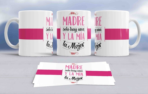 Diseños Plantillas Para Tazas Día De La Madre Sublimación M2 2