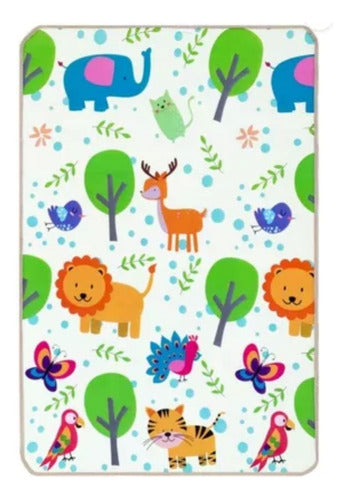 Nordic Reversible Baby Playmat with Antishock Protection 180x120cm 27