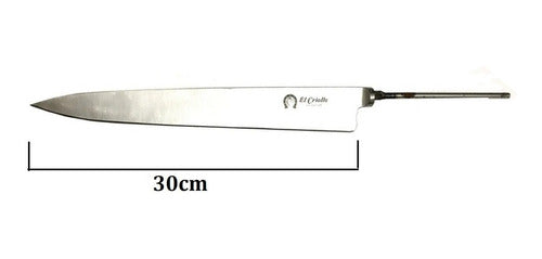 El Criollo 30cm Stainless Steel Blade for Handle Attachment 420 Lombo 5mm 4