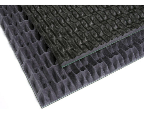 Audex Acoustic Foam Diffuser Panel - Fonac Pro Shaped 50mm 0