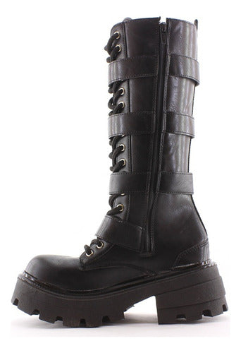 Sacha Shoes Rosina High-Top Buckle Boots for Women 2