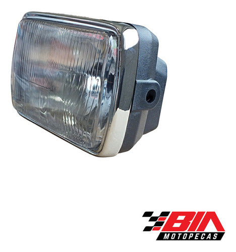 Farol Cromado + Par Suporte Cg 125 Titan Today Turuna Ml 1