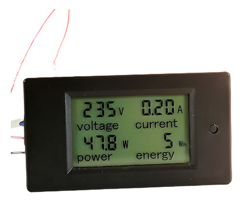 100a Ca Panel Lcd Digital De Potencia Watt Metro Monitor Vol 0