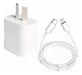 20W Fast Charger + USB-C Cable for iPhone 11/14 0