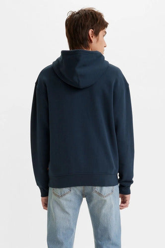 Levi's Blue Logo White Hoodie 1