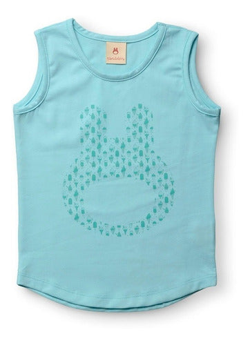 Pitocatalan Girls' Sleeveless Printed Top (14s509) 1