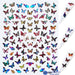 Self-Adhesive Nail Stickers - Butterflies - Nail Art 100