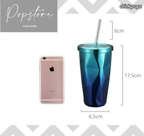 Double Layer Stainless Steel Premium Straw Cup 22