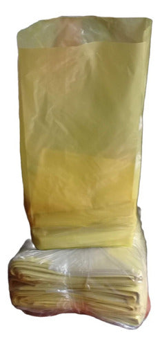 Laguiplast Yellow Bags 80x110 100 Microns 100 Units for Special Waste 0