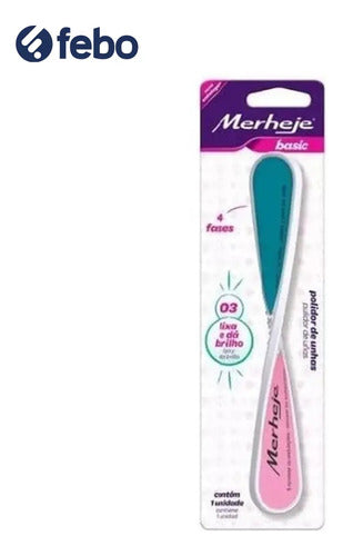 Merheje Nail Buffer 4 Phases Manicure Personal Care 1