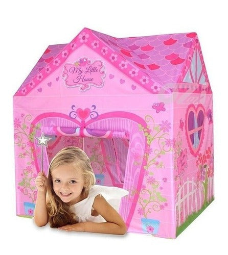Pink Castle House Tent for Girls - My Little House 0