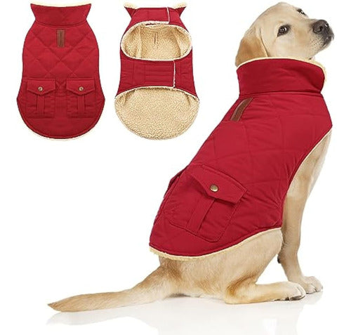 Asenku Warm Winter Coat for Dogs, Lining 0