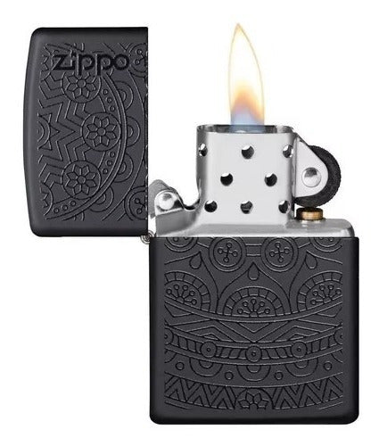 Zippo Original Black Mandala Model 29989 1