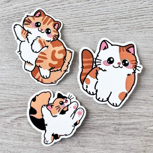 La Calcomeria Kawaii Cat Vinyl Stickers 1