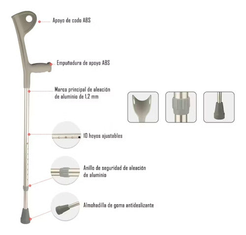 Generic Adjustable Canadian Cane 2