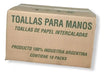 Toallas Papel Intercaladas Blanca Higiene De Manos Caja 0