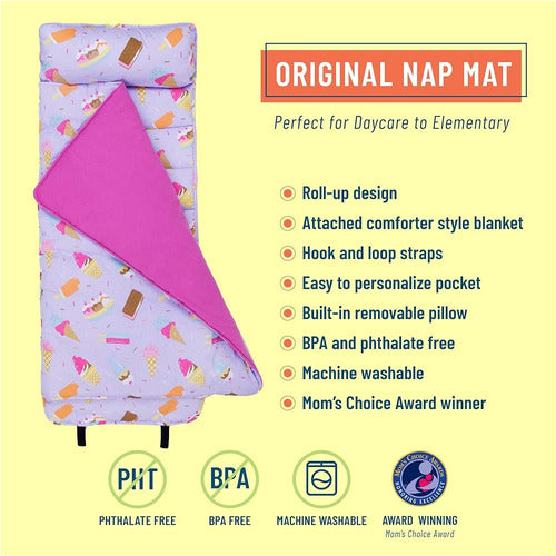 Wildkin Original Nap Mat With Reusable Pillow for Kids 1