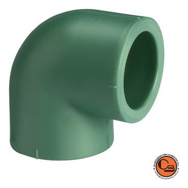 90° Elbow 50 mm (1.1/2 Inches) Acqua System - Polipropylene Random Copolymer 0