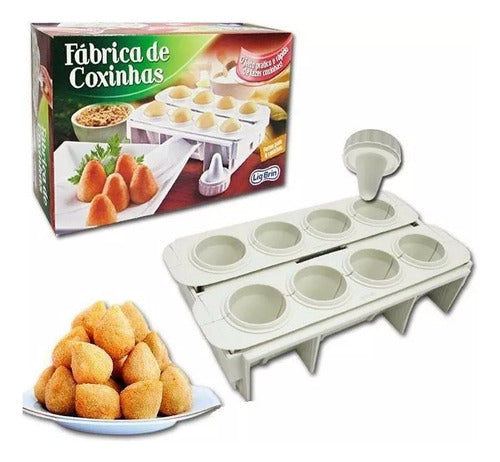 2 Fabrica Modelador Forma De Coxinhas Profissional Salgados 0