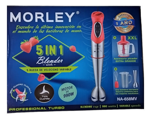 Morley 5-in-1 Hand Blender Mixer 990W 12