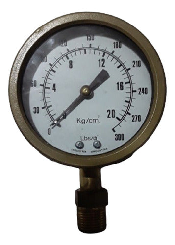 Tpm Manometer 0-20kgs 1/2" Bottom Connection 100mm 0