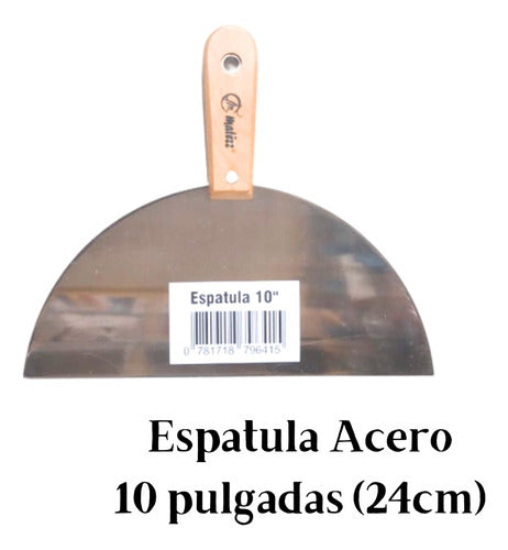 Combo 5 Herramientas Durlock Espátula Plato Llana Cutter 4